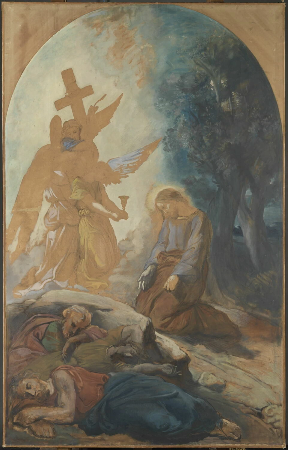 Cristo nell'orto degli ulivi, 1839 - 1840, Musée du Louvre, Parigi
